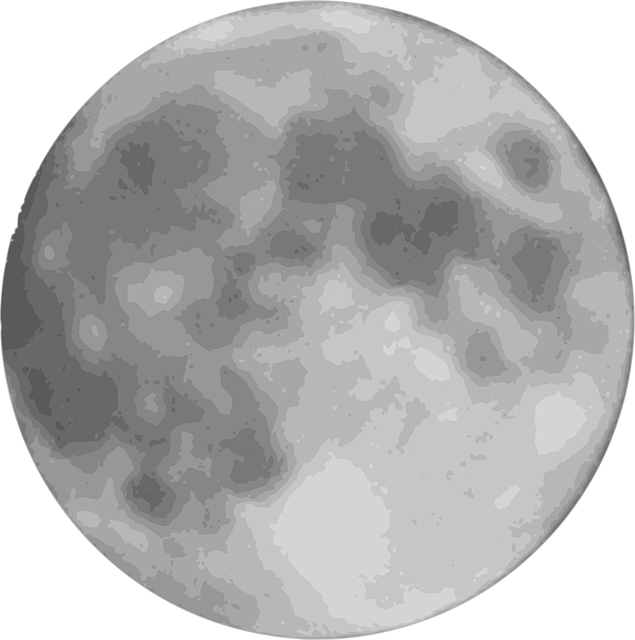 Cartoon Moon Png Isolated Image (white, gray, silver)