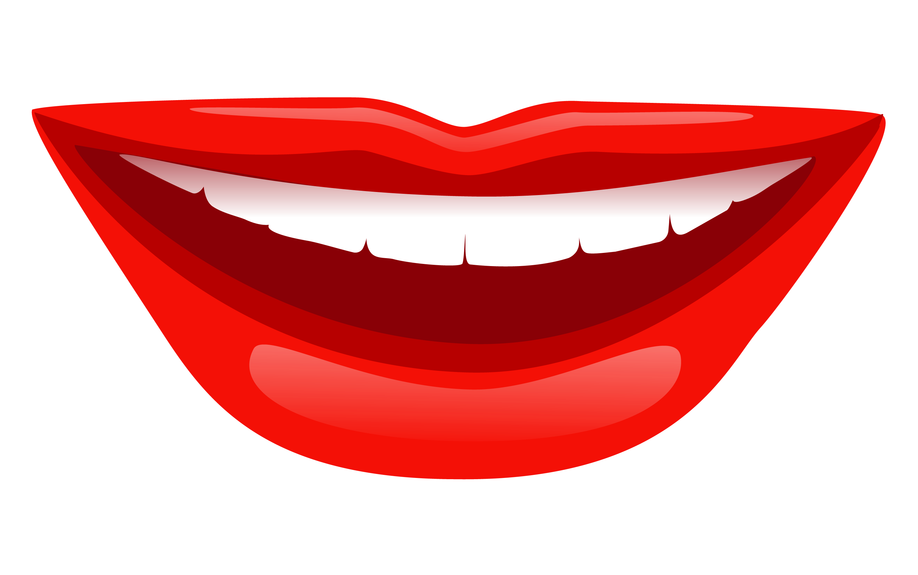 Cartoon Mouth Png Pic (white, black, red, maroon)