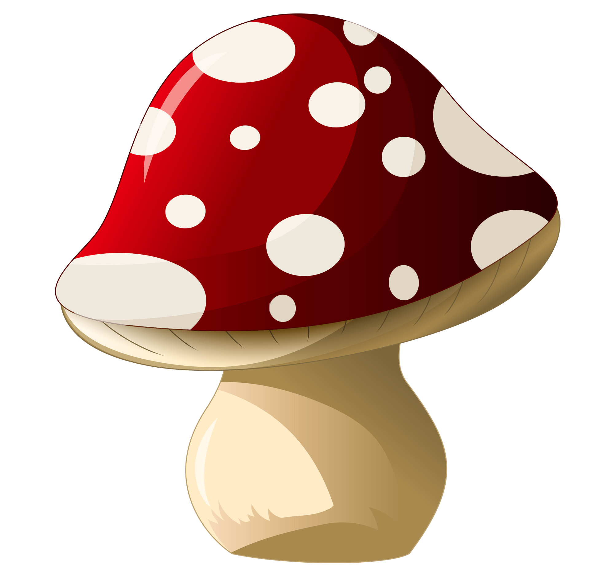 Cartoon Mushroom Png File (maroon, black, beige, pink, gray)