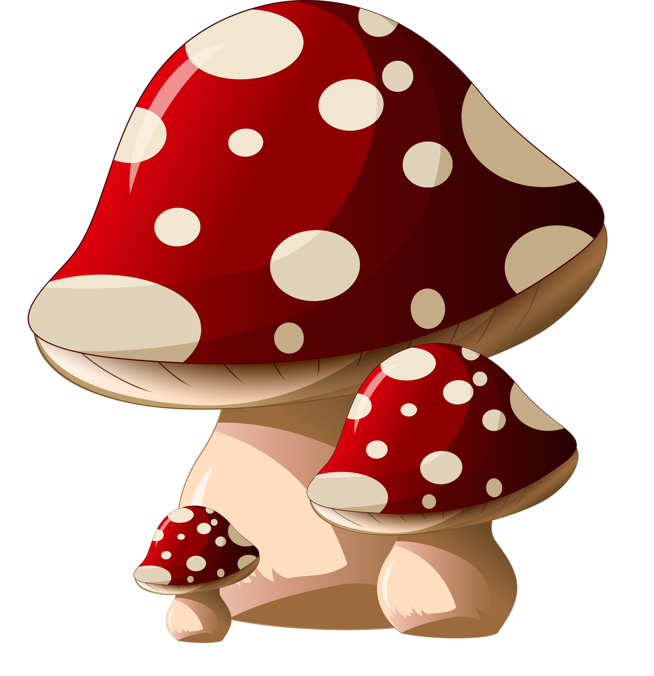 Cartoon Mushroom Png Hd (maroon, silver, black, beige, pink)