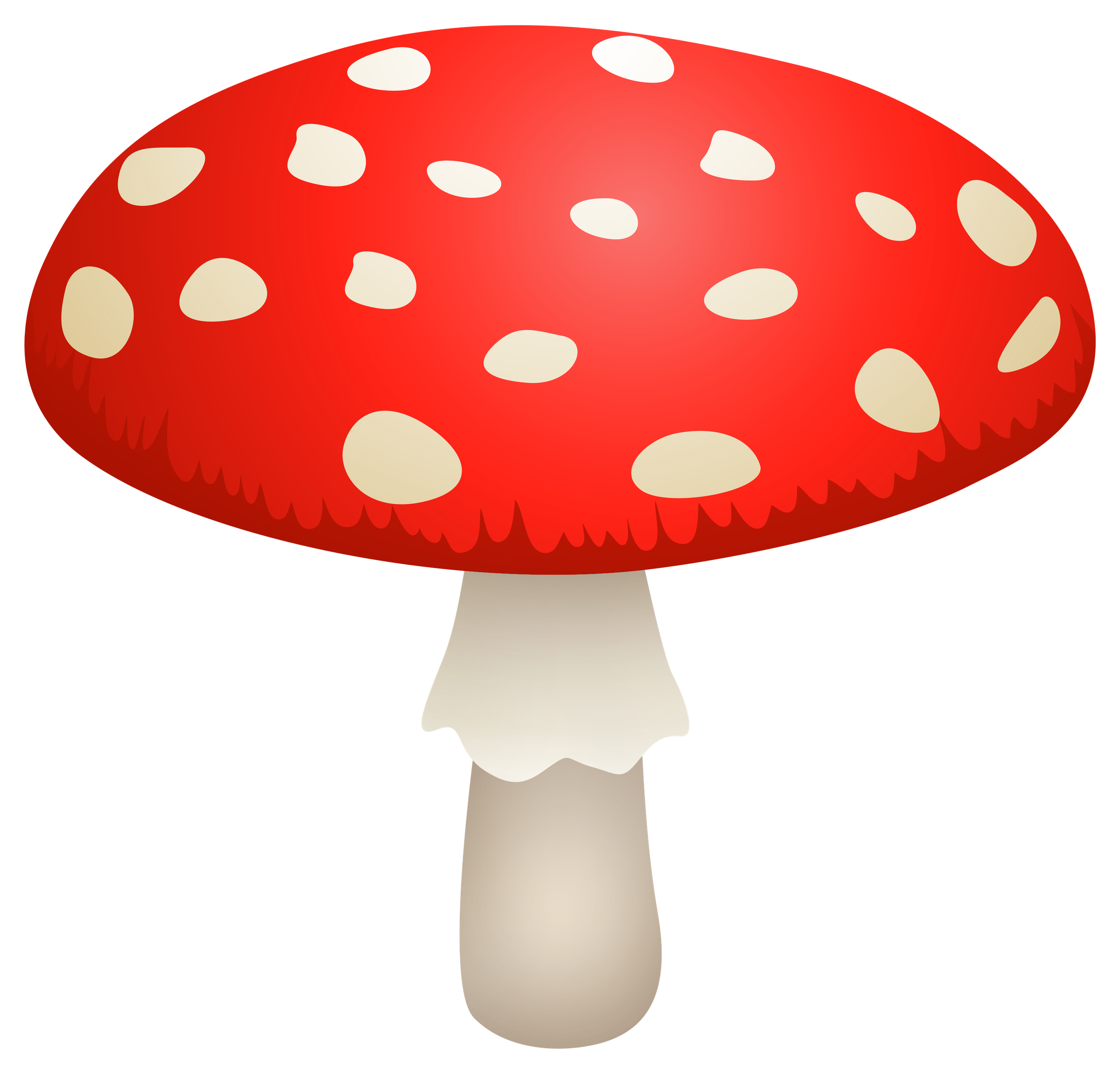 Cartoon Mushroom Png Picture (black, red, chocolate)