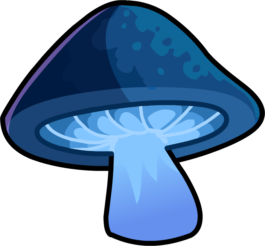 Cartoon Mushroom Png Transparent (silver, teal, white, black, navy)