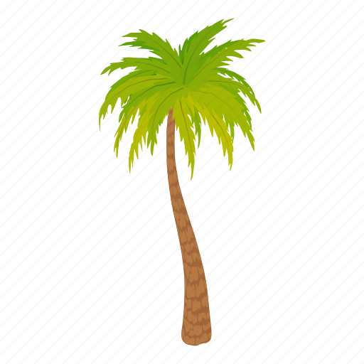 Cartoon Palm Tree Png Isolated Hd (black, indigo)