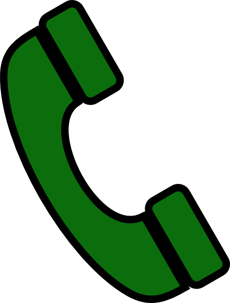 Cartoon Phone Transparent Png (white, black, green)