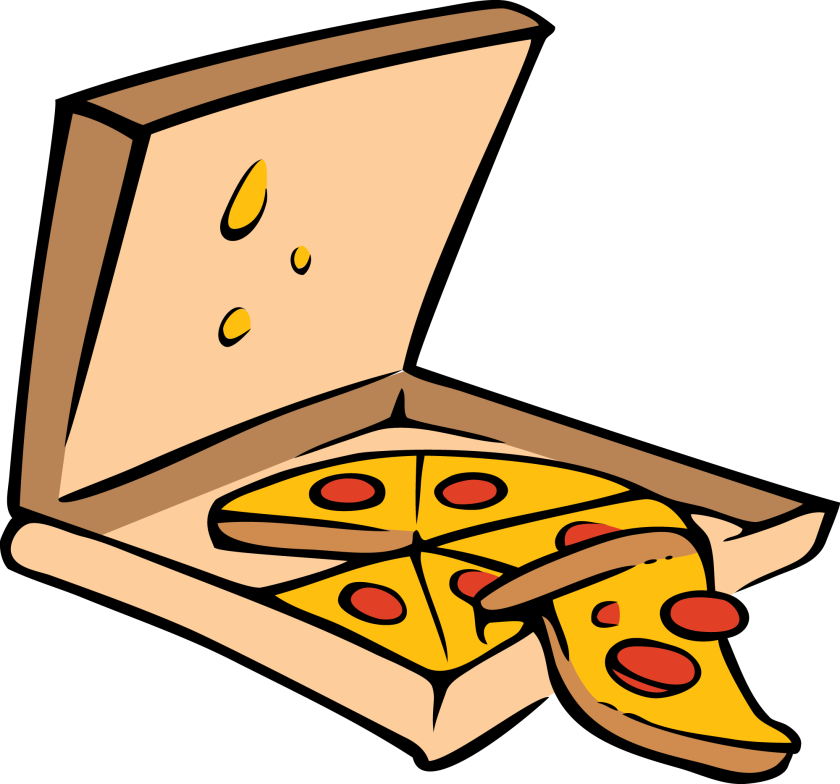 Cartoon Pizza Png Hd (chocolate, salmon, black, gold, pink)