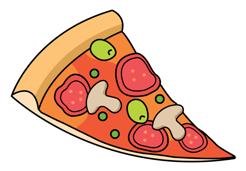 Cartoon Pizza Png Isolated Pic (chocolate, silver, salmon, black, gold)