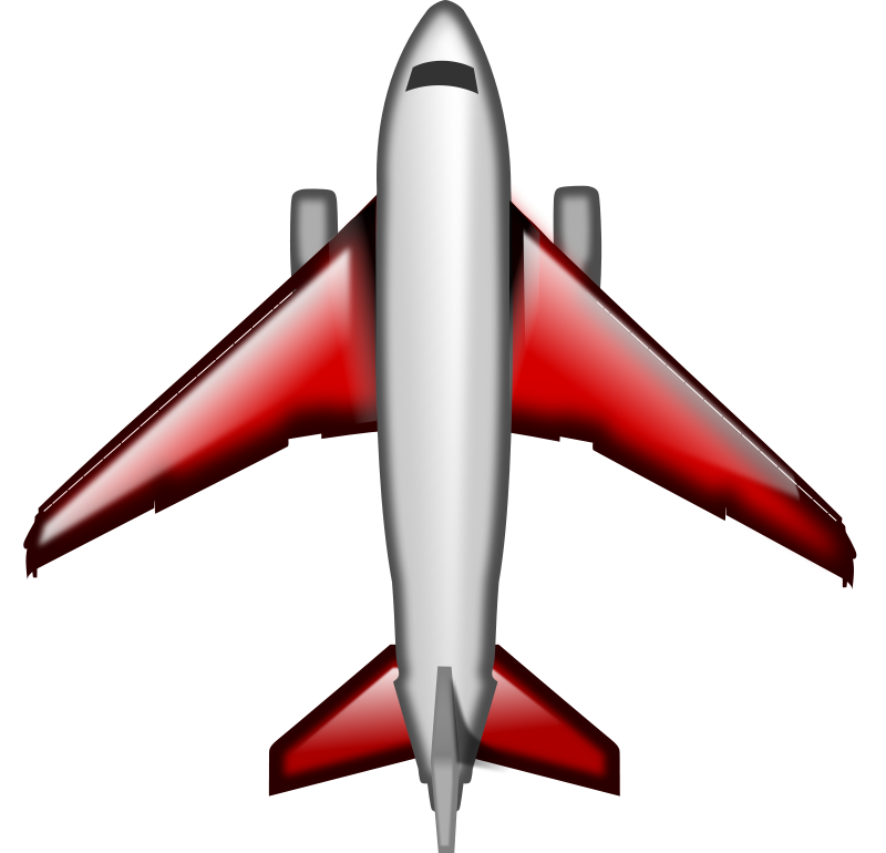 Cartoon Plane Png Isolated Hd (black, silver)