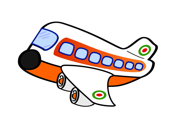 Cartoon Plane Png Isolated Image (black, white, chocolate, lavender)