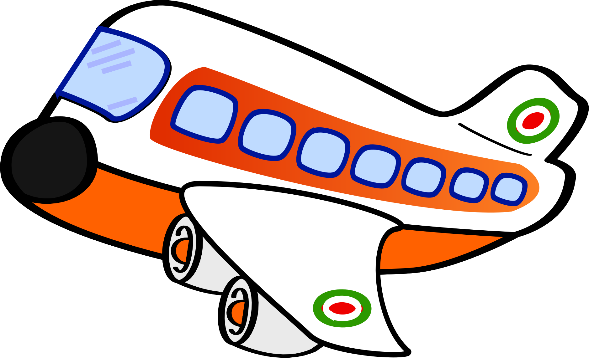 Cartoon Plane Png Picture (black, white, chocolate, lavender)