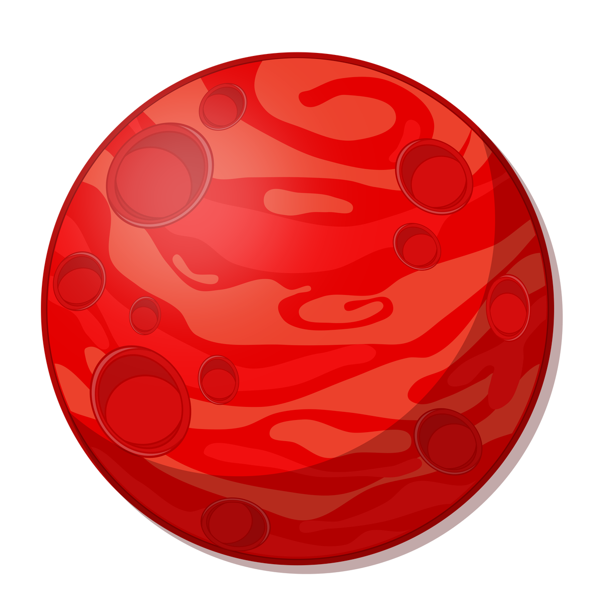 Cartoon Planet Png Clipart (chocolate, maroon, red, black, white)