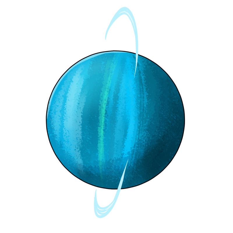 Cartoon Planet Png Picture (white, navy, teal)