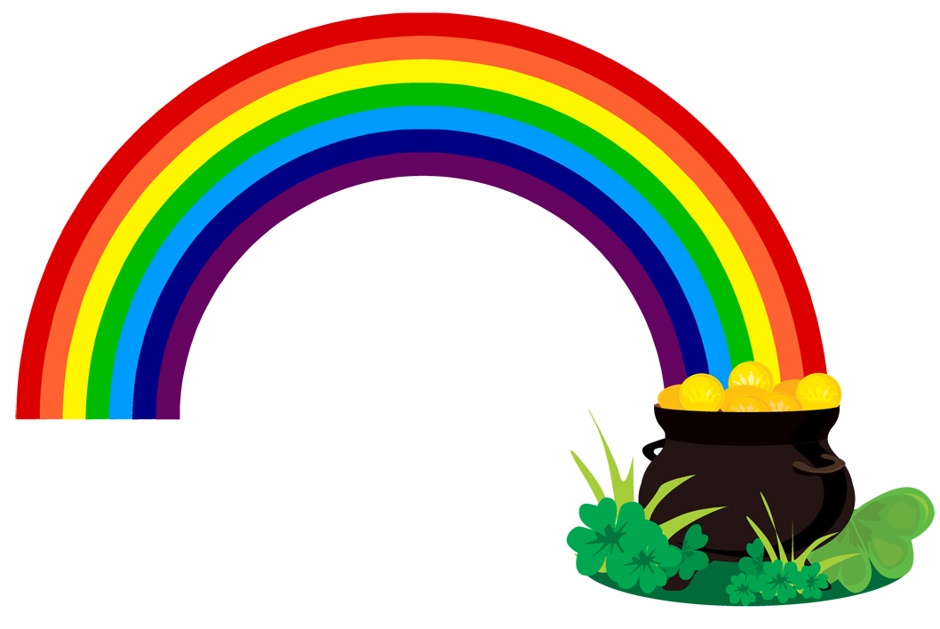 Cartoon Rainbow Png File (purple, red, white, black, olive)