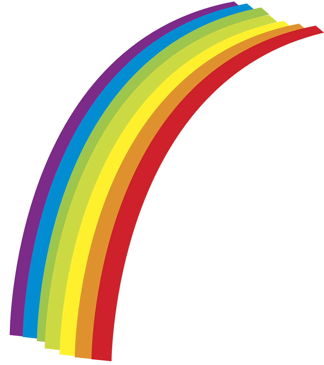 Cartoon Rainbow Png (chocolate, red, yellow, white, gold)