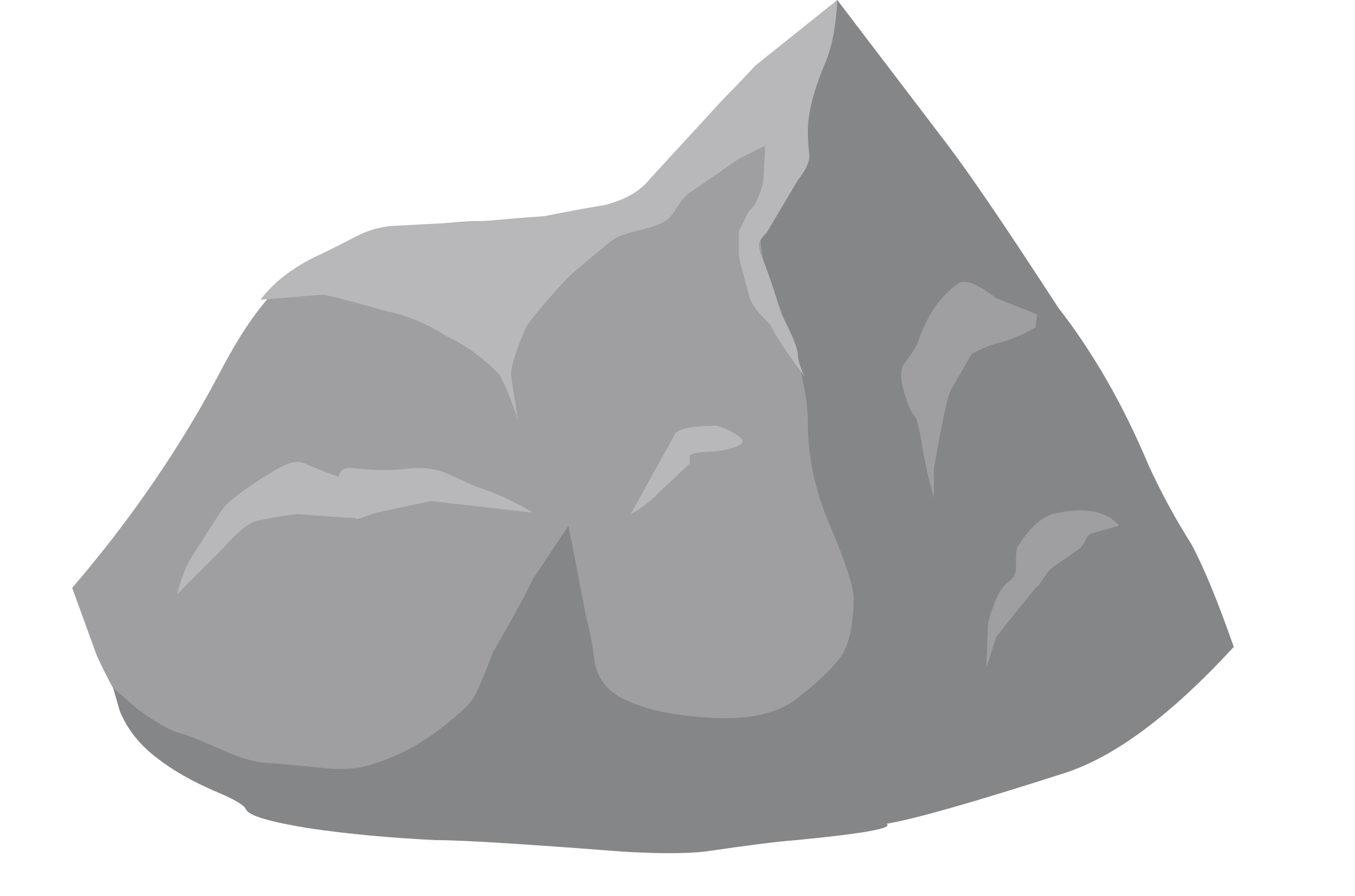 Cartoon Rock Png (black, gray, silver)