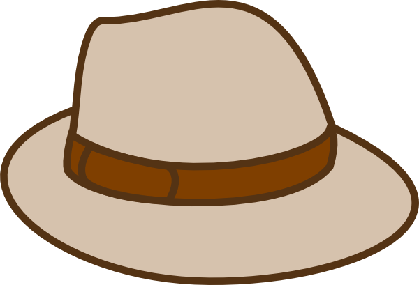 Cartoon Safari Hat Png Clipart (white, maroon)