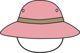 Cartoon Safari Hat Png Image (black, gray, pink)