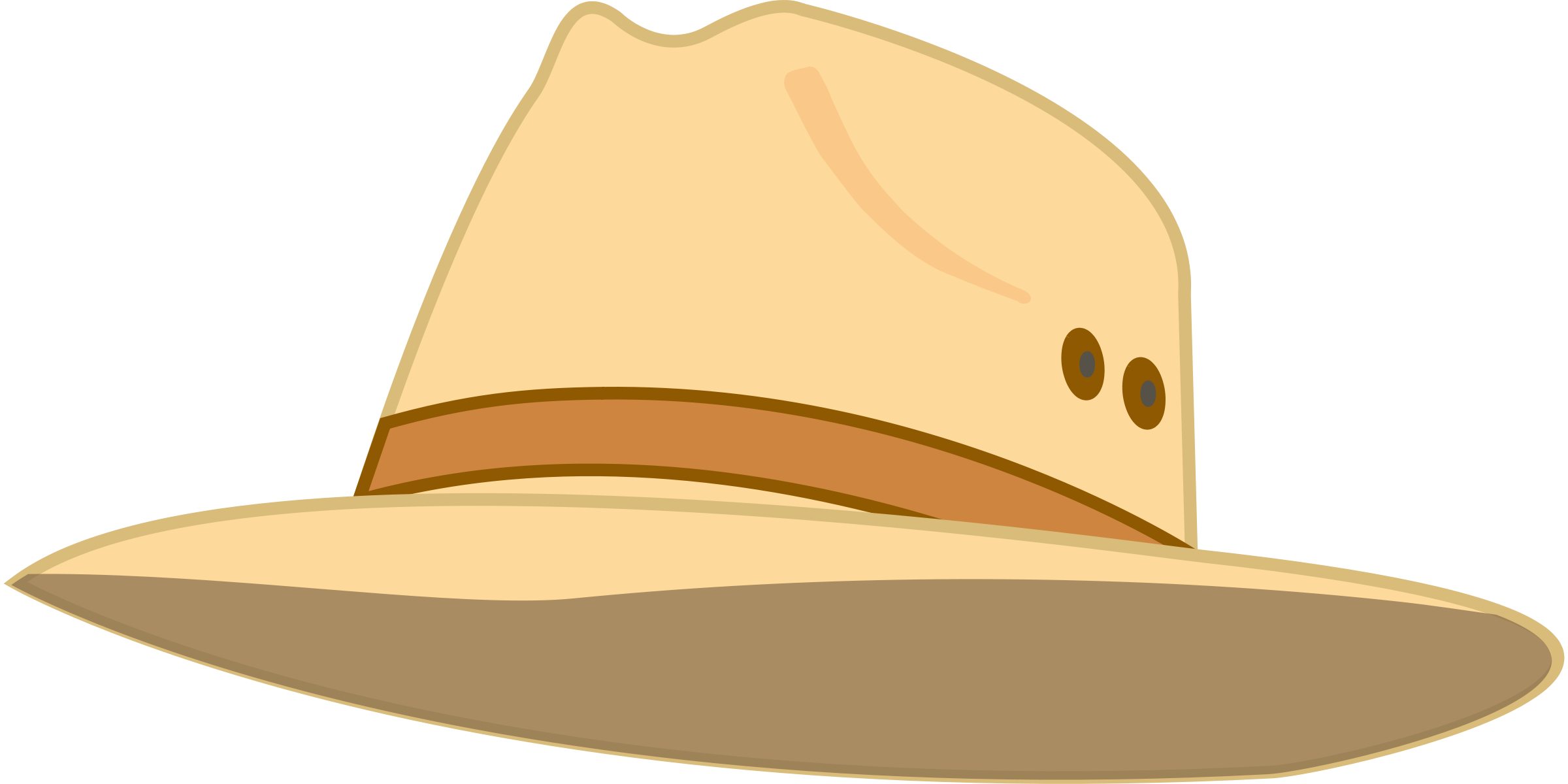 Cartoon Safari Hat Png Pic (black, gray, pink, chocolate)