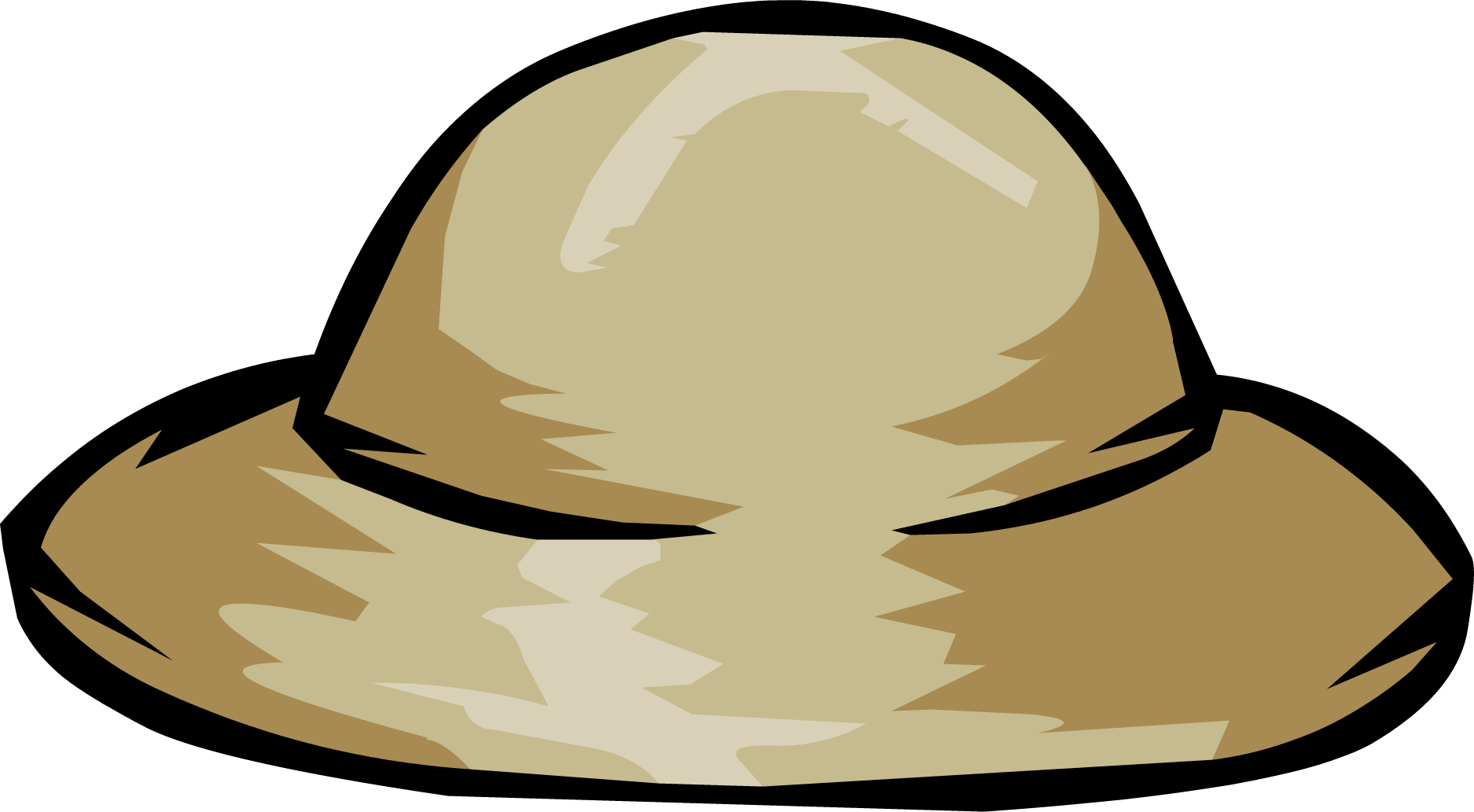 Cartoon Safari Hat Png Picture (black, gray, silver)