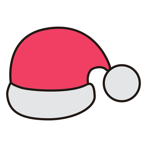 Cartoon Santa Hat Png Picture (lavender, salmon, gray)