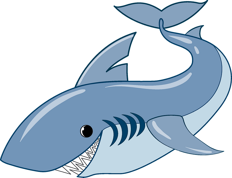 Cartoon Shark Png Free Download (gray, silver, lavender)