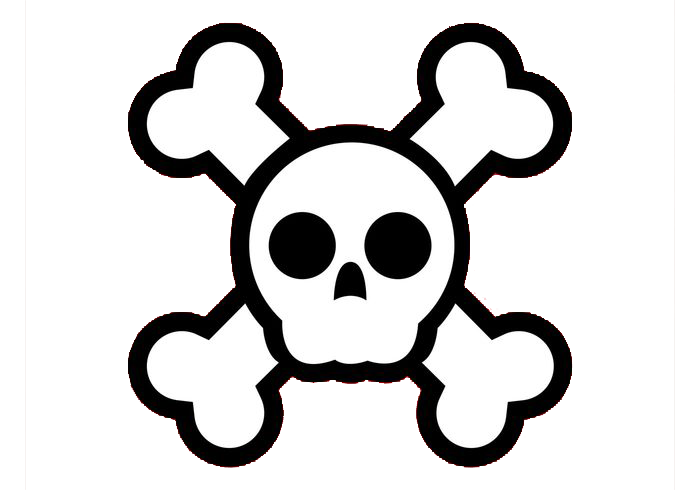 Cartoon Skull Png Hd (white, black, beige, gray, lavender)