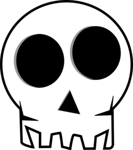 Cartoon Skull Png Photos (black, white)