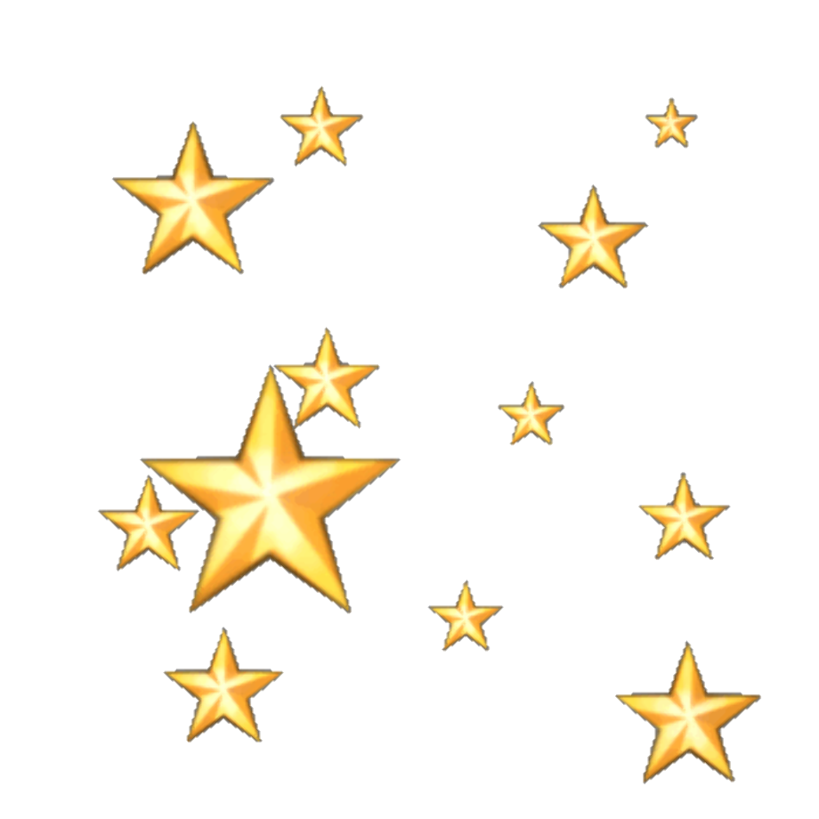 Cartoon Star Png Image (black)