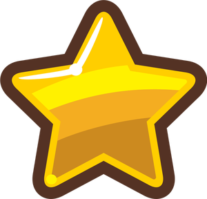 Cartoon Star Png Isolated Hd (chocolate, orange, maroon, yellow, black)