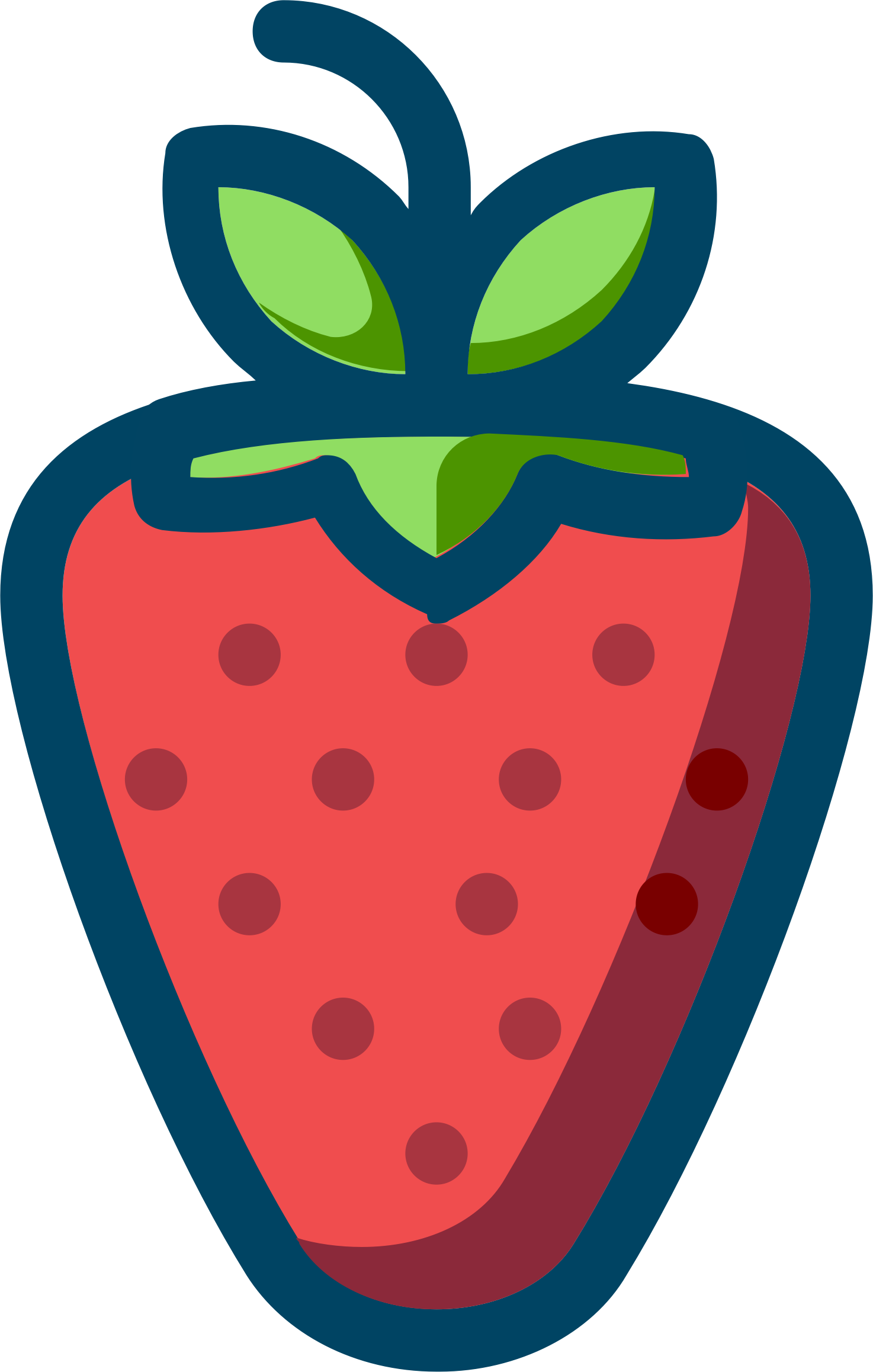 Cartoon Strawberry Png Hd Isolated (chocolate, maroon, salmon, teal, black)