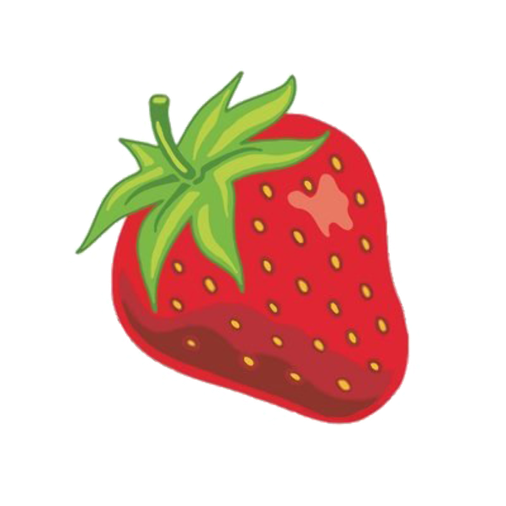 Cartoon Strawberry Png Picture (chocolate, maroon, red, black, white)