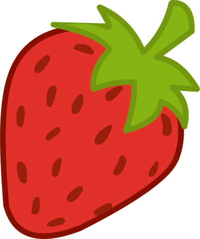 Cartoon Strawberry Png Transparent (black, chocolate, olive, maroon)