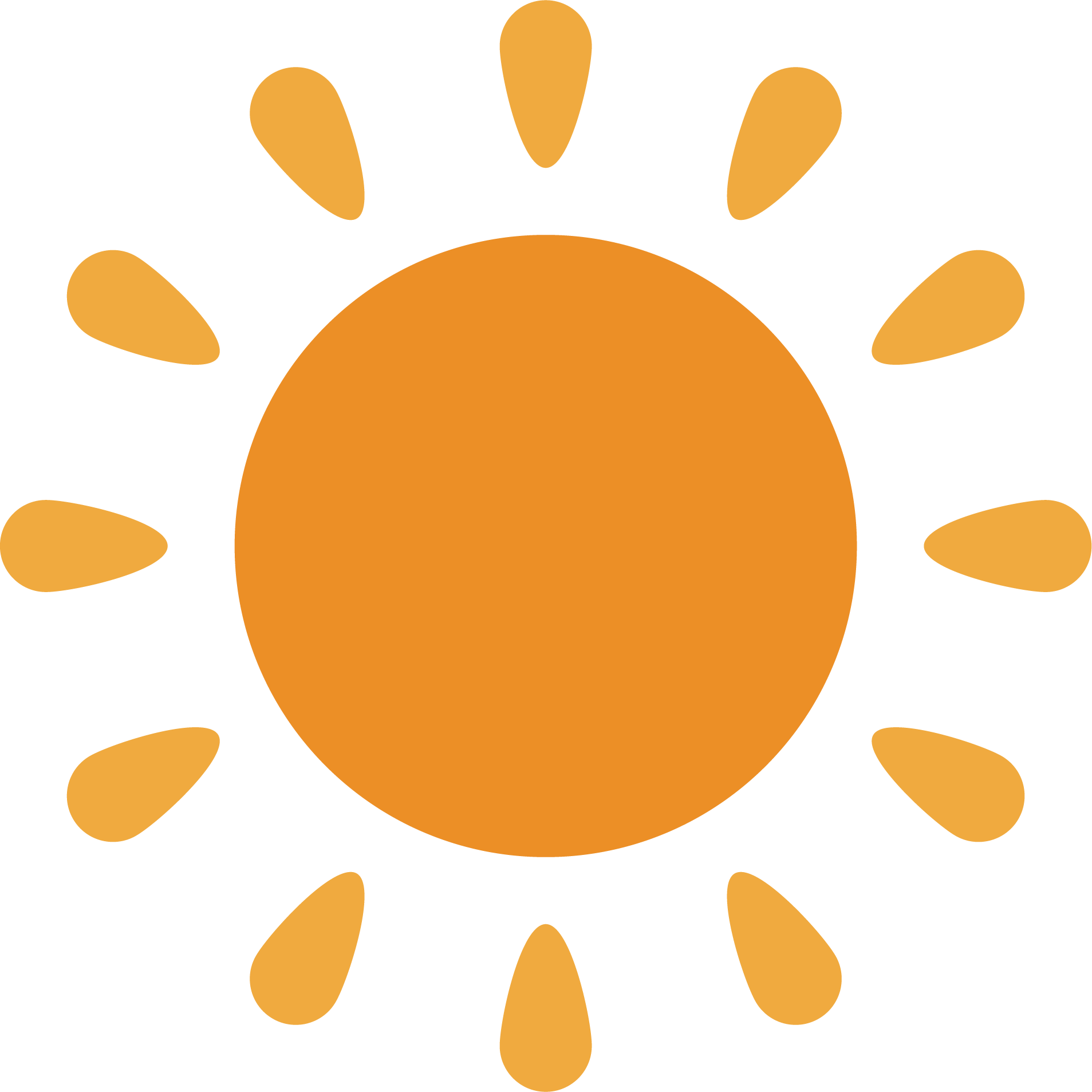 Cartoon Sun Png Clipart (chocolate, orange, white)