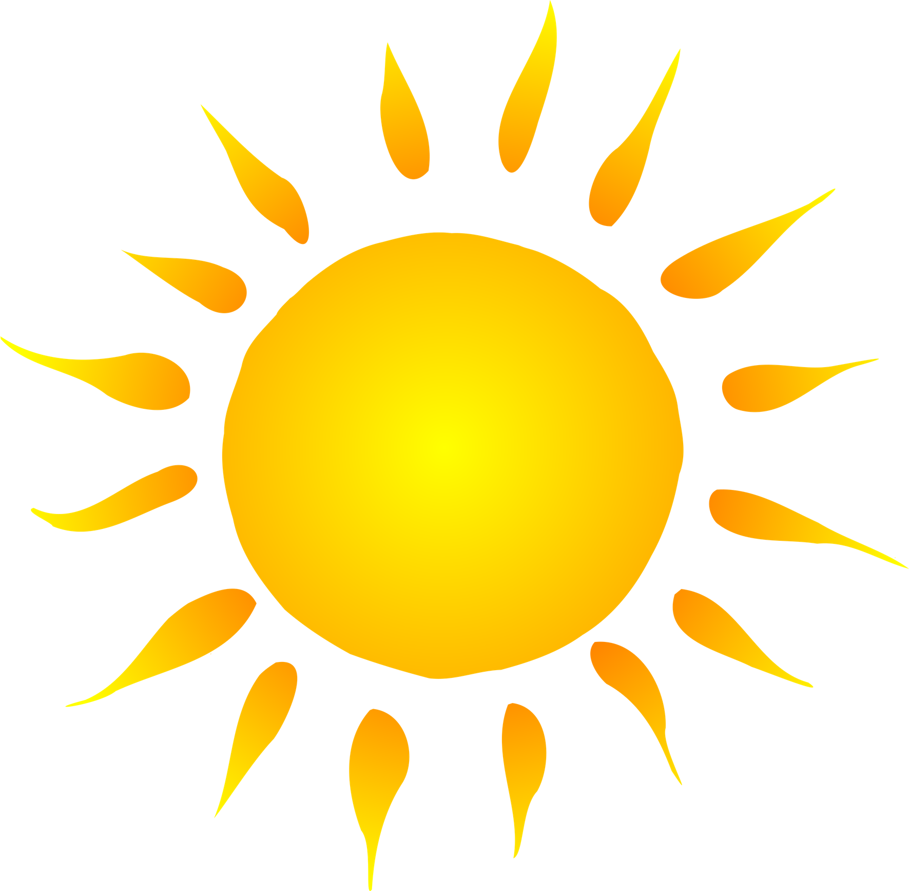 Cartoon Sun Png Hd Isolated (black, gold)