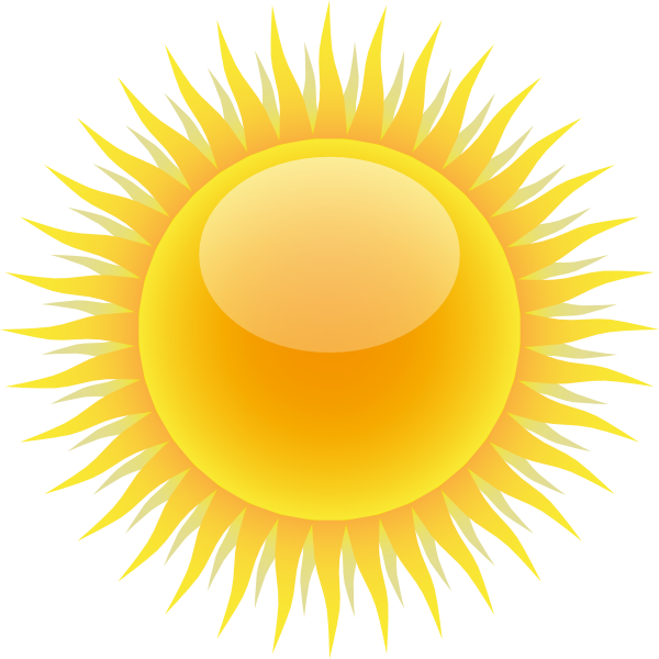 Cartoon Sun Png Hd (lavender, gold, orange, white)