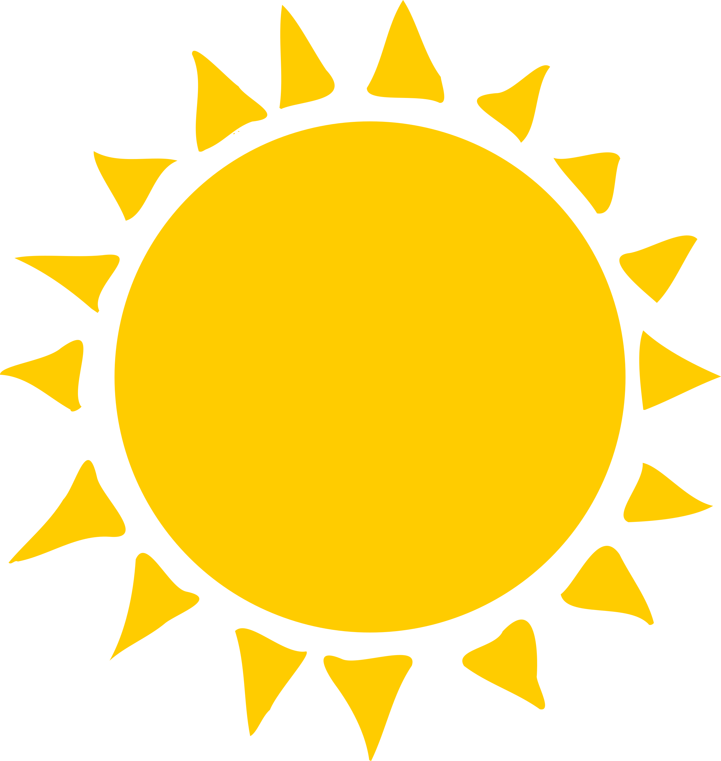 Cartoon Sun Png Images (gold, black)