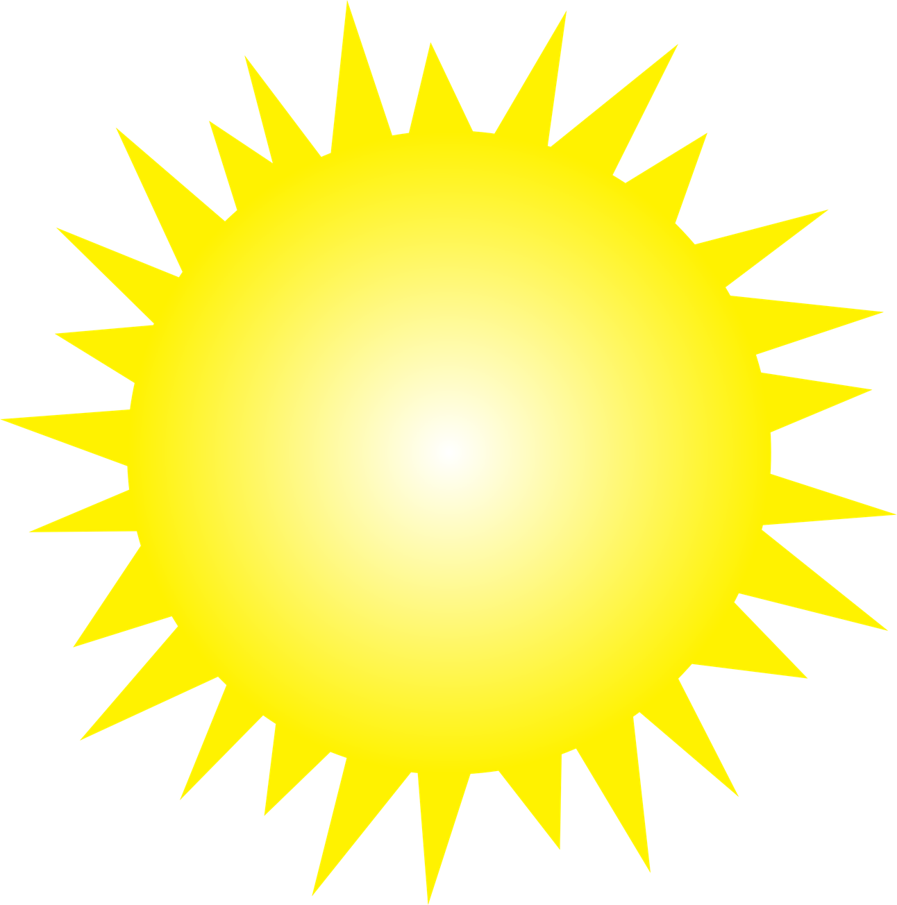 Cartoon Sun Png Isolated Clipart (yellow, black)