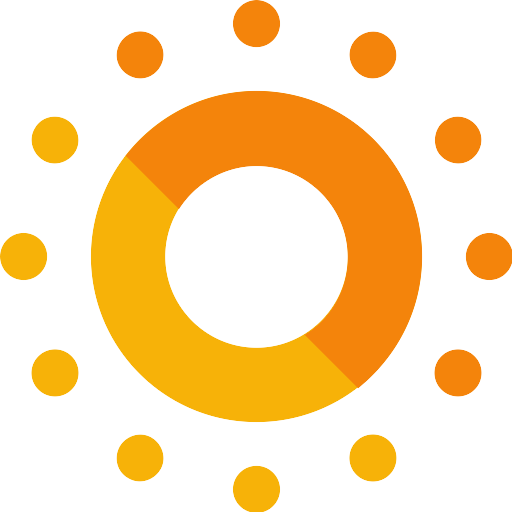 Cartoon Sun Png Isolated Pic (black, orange)