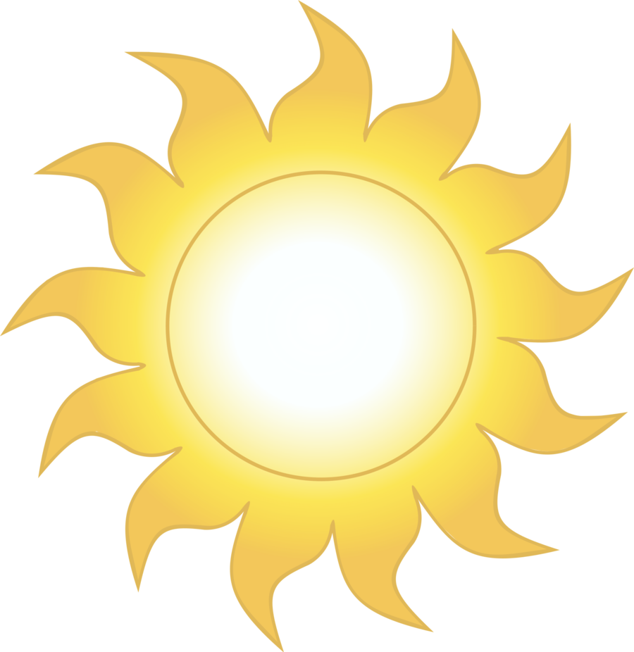 Cartoon Sun Png Picture (gold, black, salmon, white)