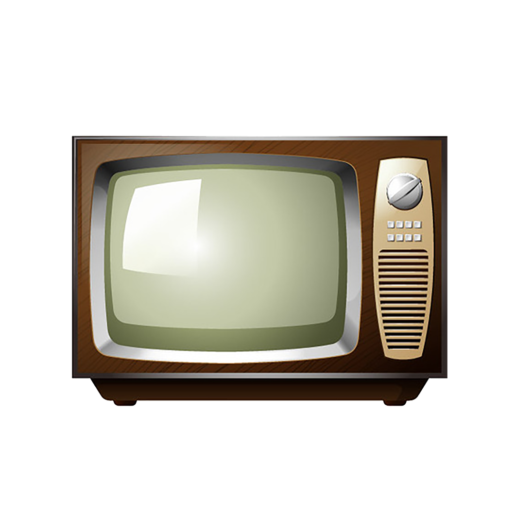 Cartoon Tv Png Hd (black, white, silver)