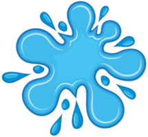 Cartoon Water Splash Png Transparent (black, teal, greenish blue)