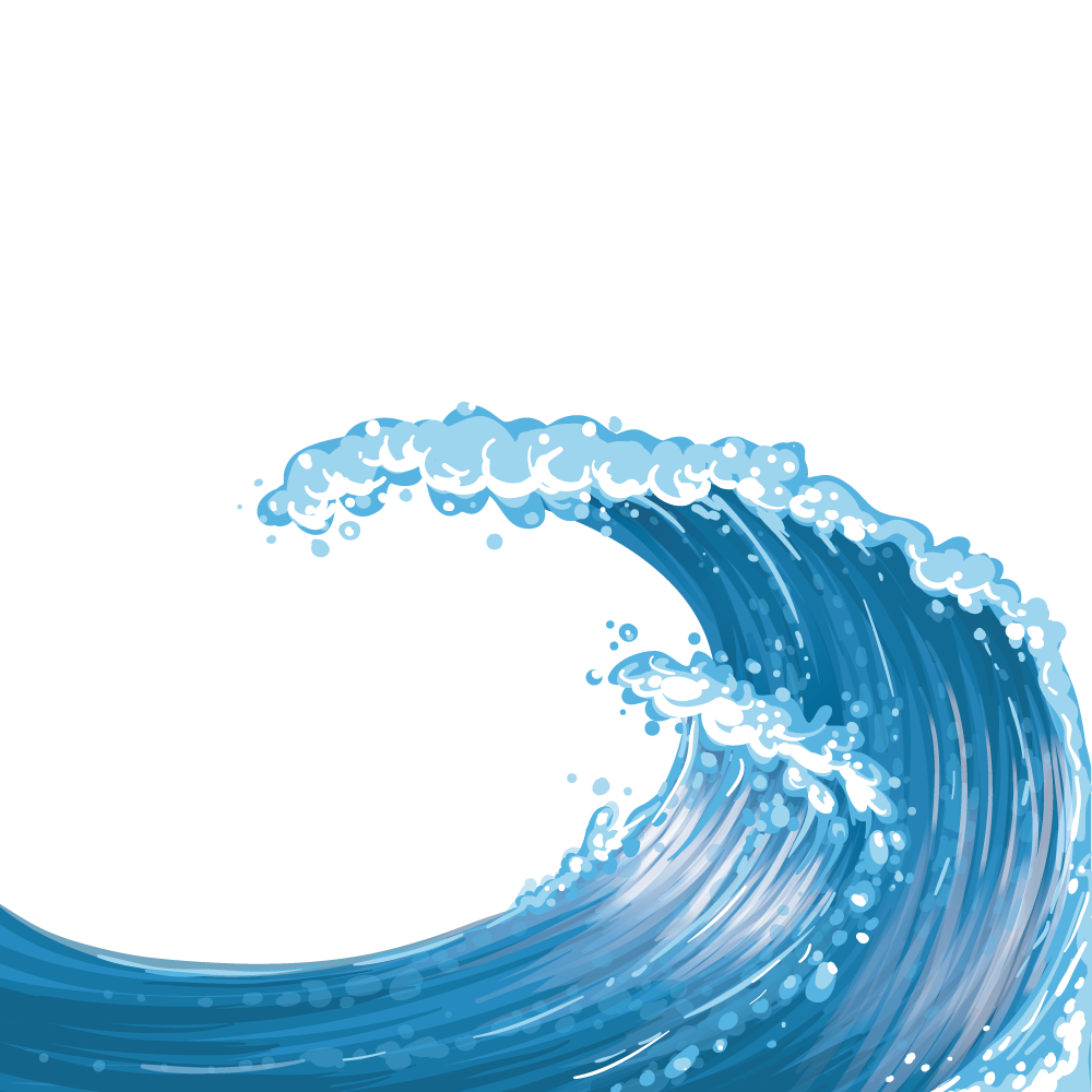 Cartoon Wave Png Hd Isolated (black, white, teal, silver)