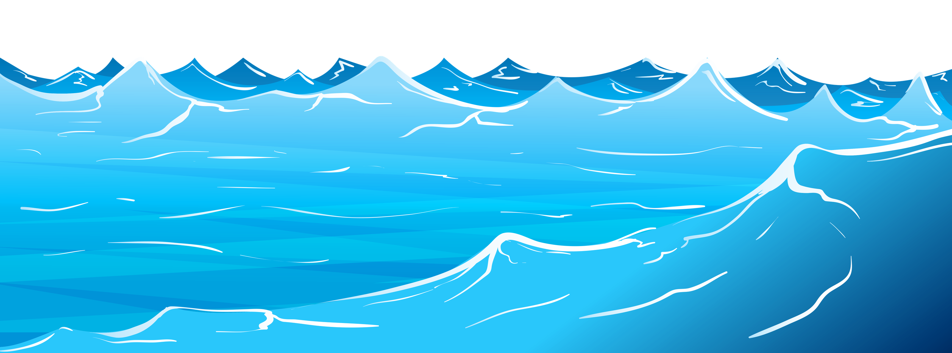 Cartoon Wave Png Transparent (black, greenish blue)