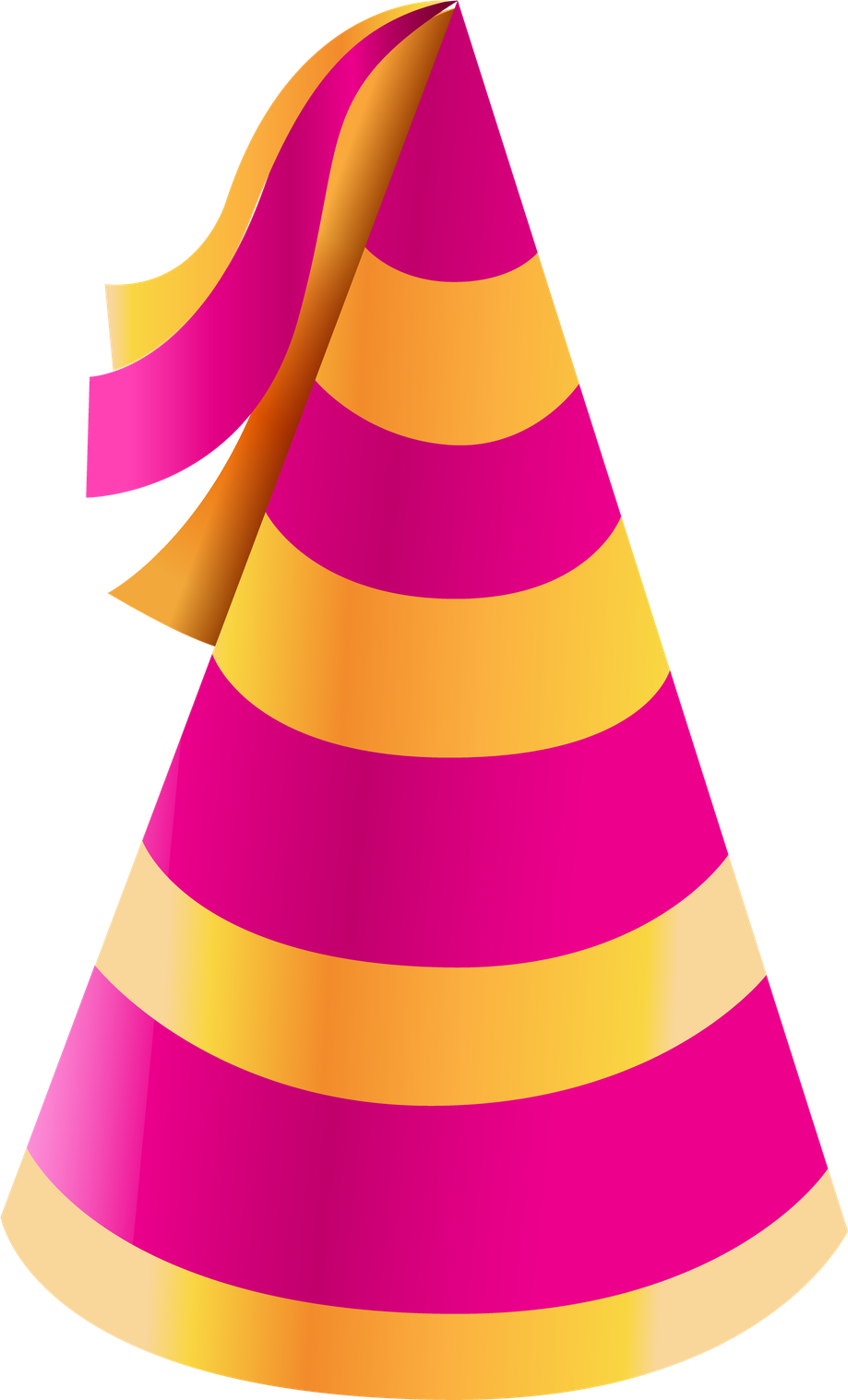 Party Birthday Hat Png Isolated Hd (purple, black, pink)