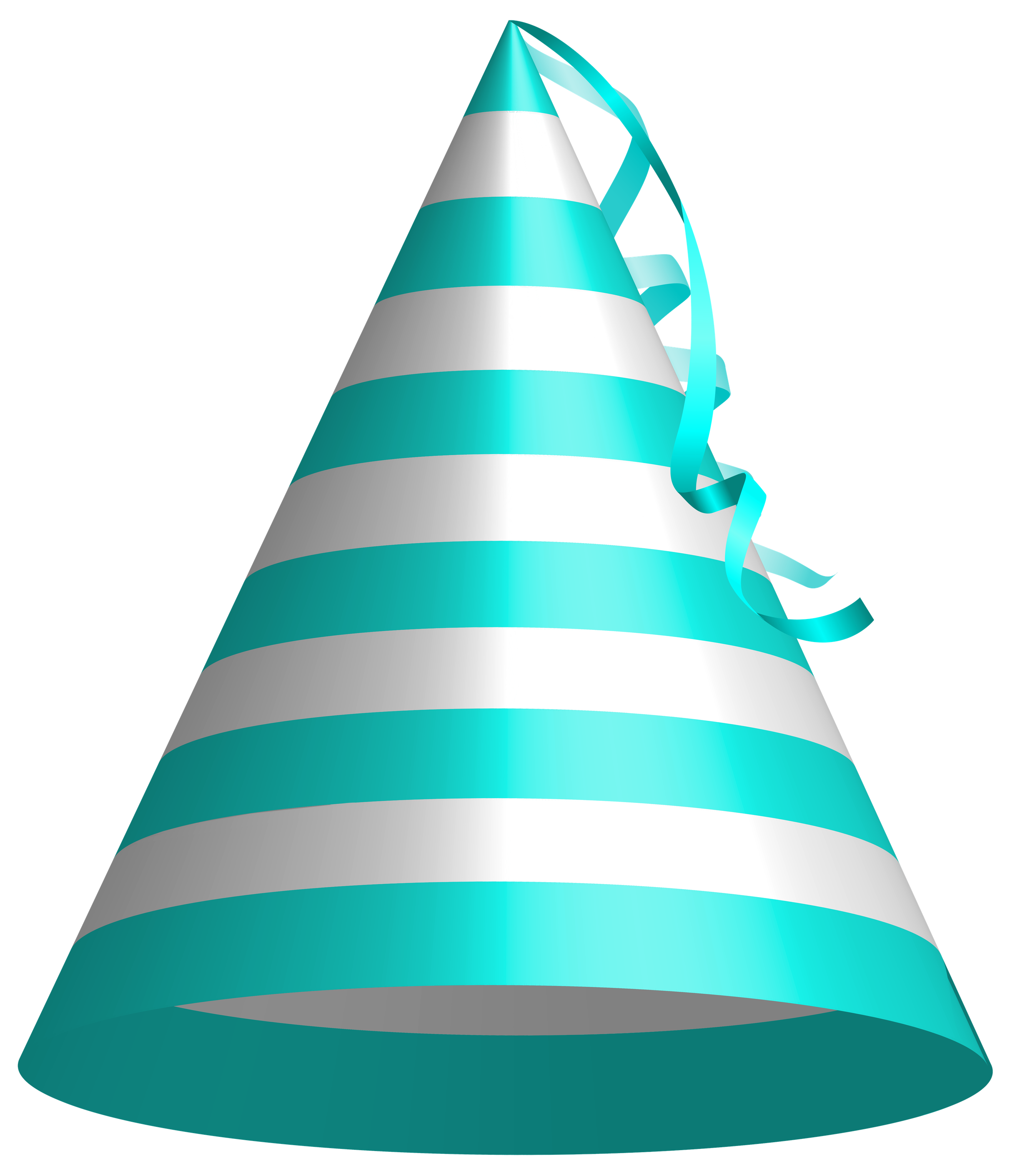 Party Birthday Hat Png Photos (black, white, teal)