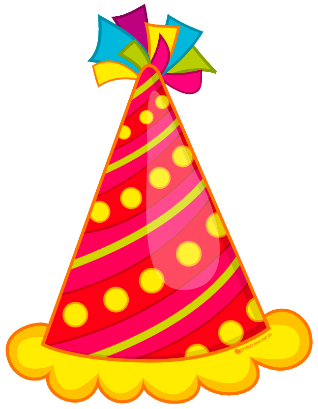 Party Birthday Hat Png Picture (red, white, yellow, salmon)