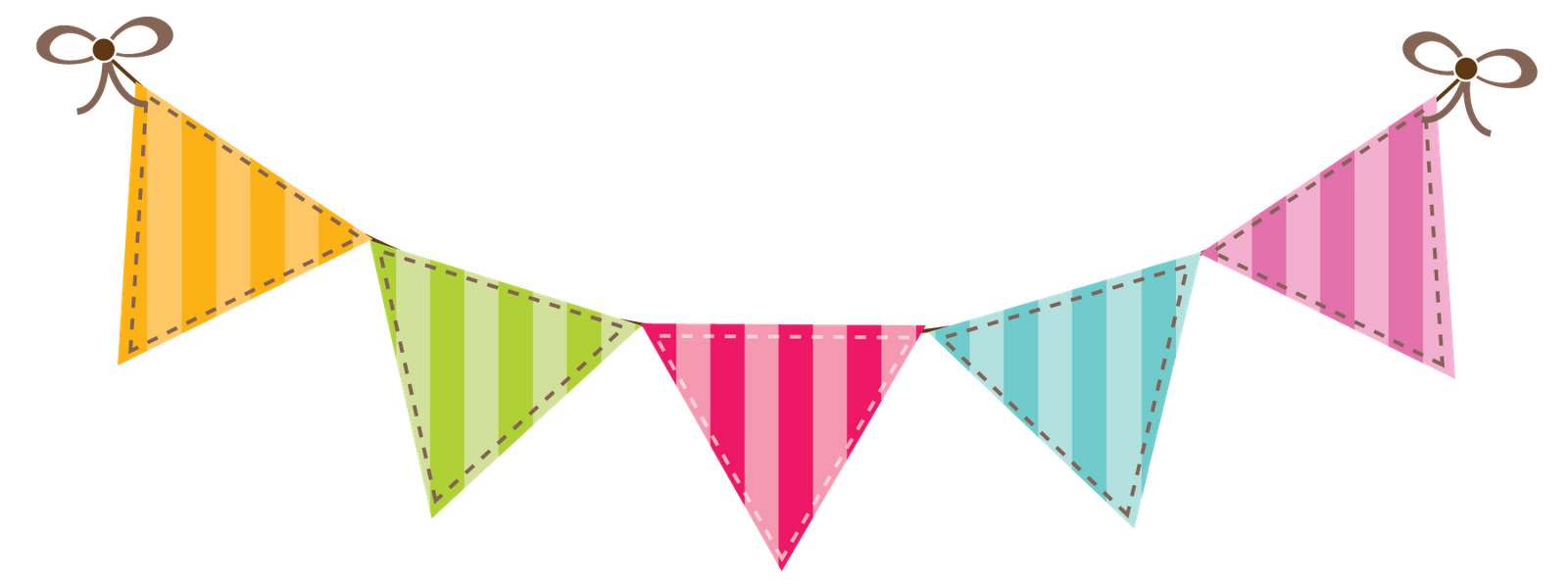 Party Flags Png Hd (black, orange, silver, salmon, mint)