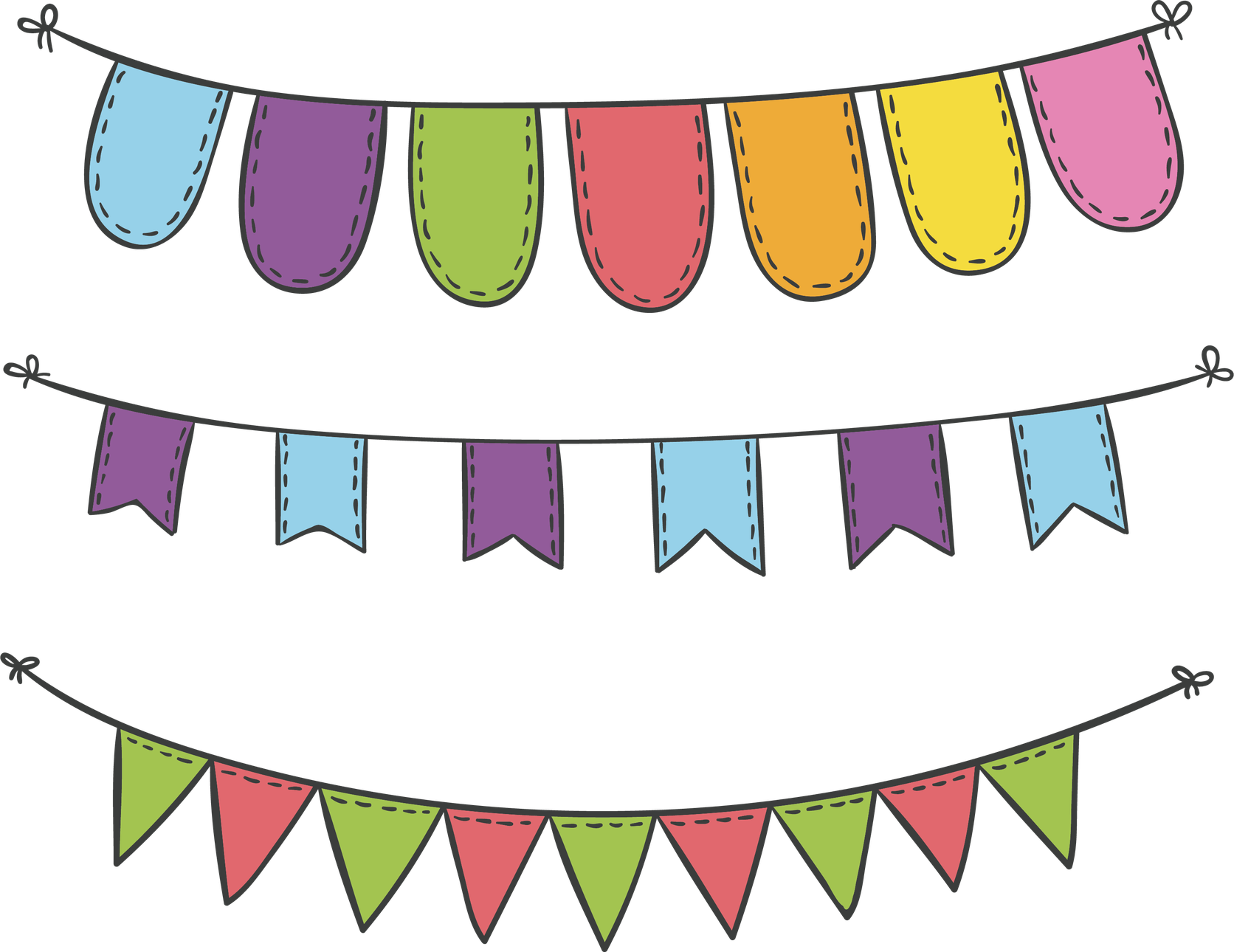 Party Flags Png Isolated Hd (orange, silver, gray, salmon, black)