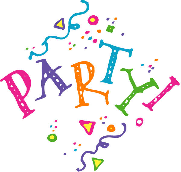 Party Png Clipart (black, silver, white, gray)