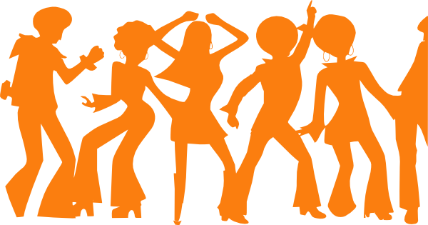 Party Png Image (white, orange)