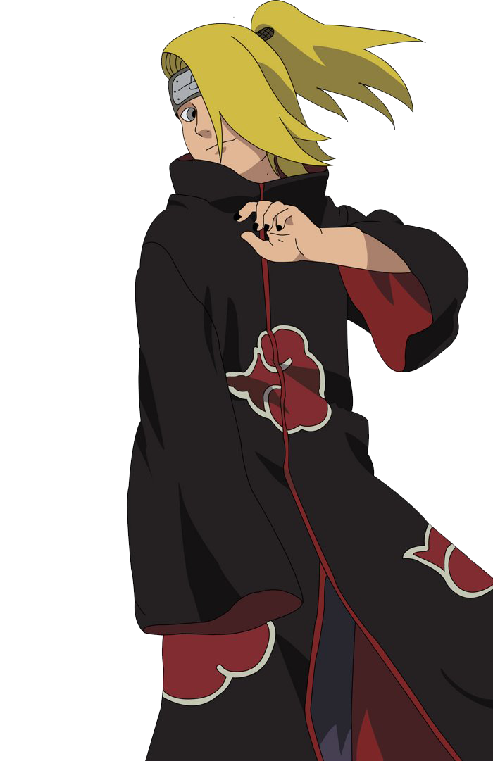 Naruto Akatsuki Png Transparent (black, orange, maroon, white)